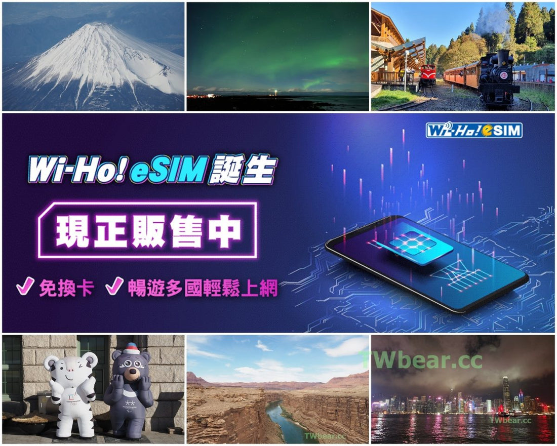 台灣熊｜Wi-Ho!特樂通eSIM