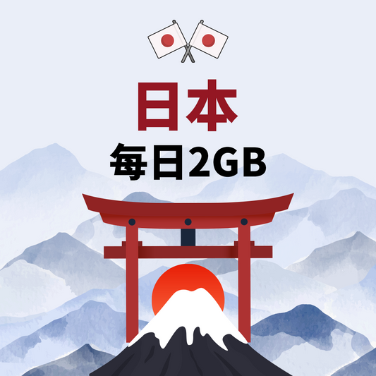 【日本eSIM】每日2GB